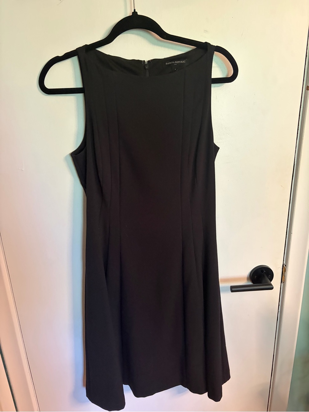 Banana Republic Black Sleeveless A-Line Mini Dress